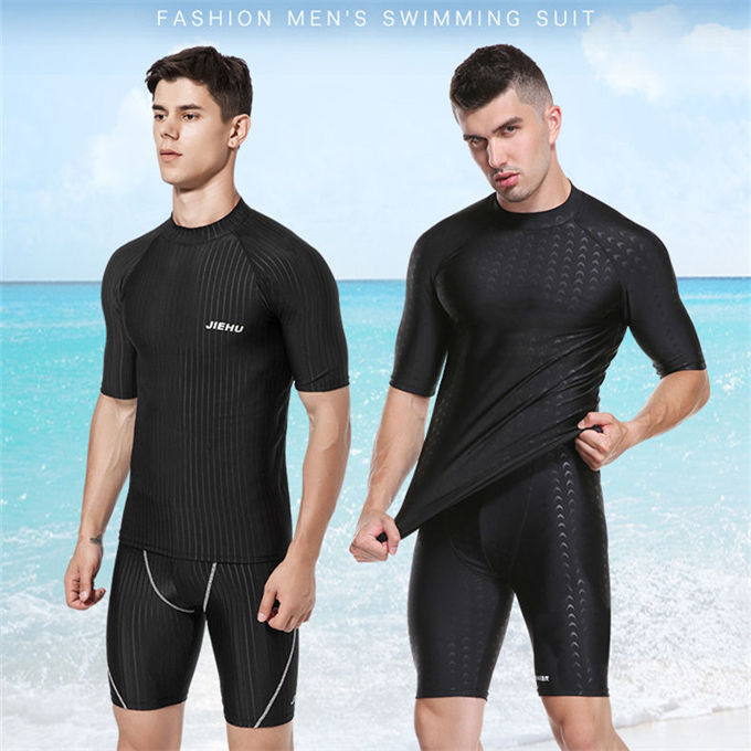 フィットネス水着 水着 メンズ ラッシュガード 上下セット サーフパンツ おしゃれ 大きいサイズ スポーツ スイムウェア 練習用 競泳水着 海パンツ ジム 水泳 かっこいい 送料無料