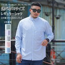 シャツ メンズ 長袖 レギュラーシャツ 無地 ビジネス 大きめ オーバーサイズ オフィスカジュアル アメカジ ポケット 春 秋 トップス ボタンダウン カジュア...