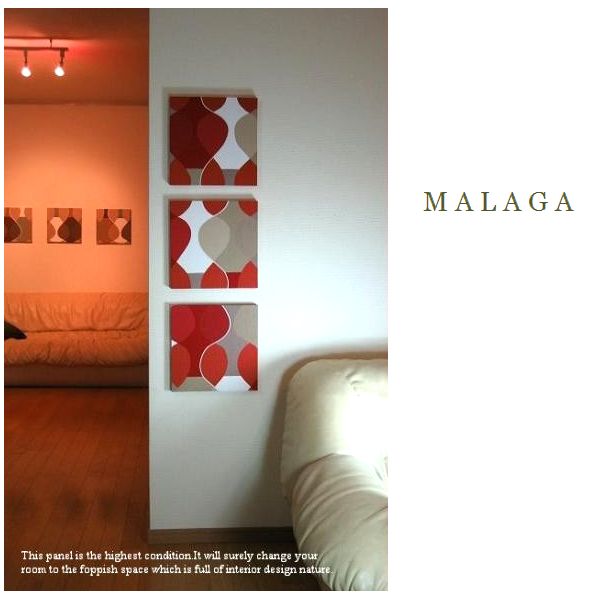 単品 ファブリックパネル アリス アリスファブリックボード 各カラー有 BORAS MALAGA 30×30cm 単品販売 マラガ インテリアパネル