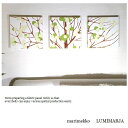 ファブリックパネル 北欧 マリメッコ LUMIMARJA グリーン or ブルー 30×30cm 3枚セット 厚み2.5cmの質感 各カラー有 アリス marimekko LUMIMARJAGREEN 簡単設置 専用フックだから安心 品質一番 人気 インテリア 壁飾り