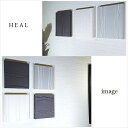 ファブリックパネル アリス HEAL ヒール 30×30cm 3枚セット 3カラーMix オフホワイト アイスグレー チャコール シンプル 賃貸OKフック付き 空間にフィット 壁掛け 設置簡単 シック 2