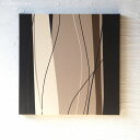 Alice アート ファブリック パネル WAVEMODERN BE BL 40×40cm ウェーブ モダン 取付けピンフック付き 人気 おすすめ ギフト プレ...