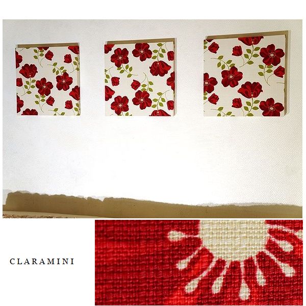 ファブリックパネル 花 CLARAmini 30×30