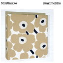 marimekko SSファブリックパネル miniunikko 20×20cm ベージュ 小さいマリメッコファブリックパネル 北欧 ミニウニッコ beige クリックポスト発送 日時指定不可 廃盤