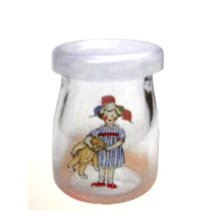 ■マニーガラスのスィーツカップ(プリン容器) プチメゾン女の子