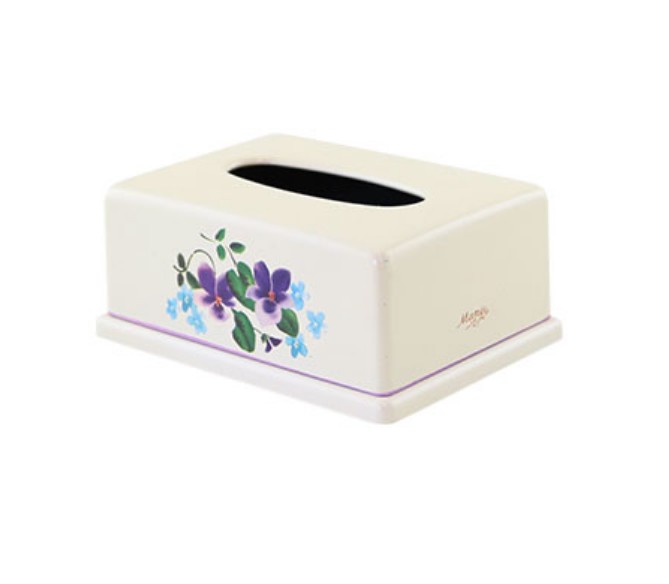 マニーポケットティッシュボックス(ブーケ・ドゥ・ヴィオレット)　【アリスの時間】★
