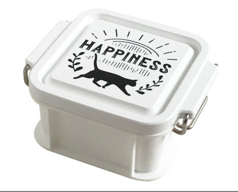 Abeille ランチボックス HAPPINESS コンテナ型S AJX-1001 大西賢製販 ネコ ねこ