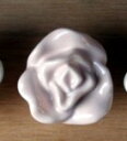 ■薔薇のかたちの陶器のぶ ピンク【diy-Apr】 【アリスの時間】★