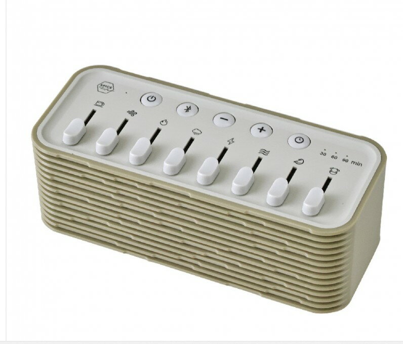 【あさイチ 睡眠】SPICE OF LIFE おやすみノイズスピーカー ペールカーキ【アリスの時間】★のサムネイル