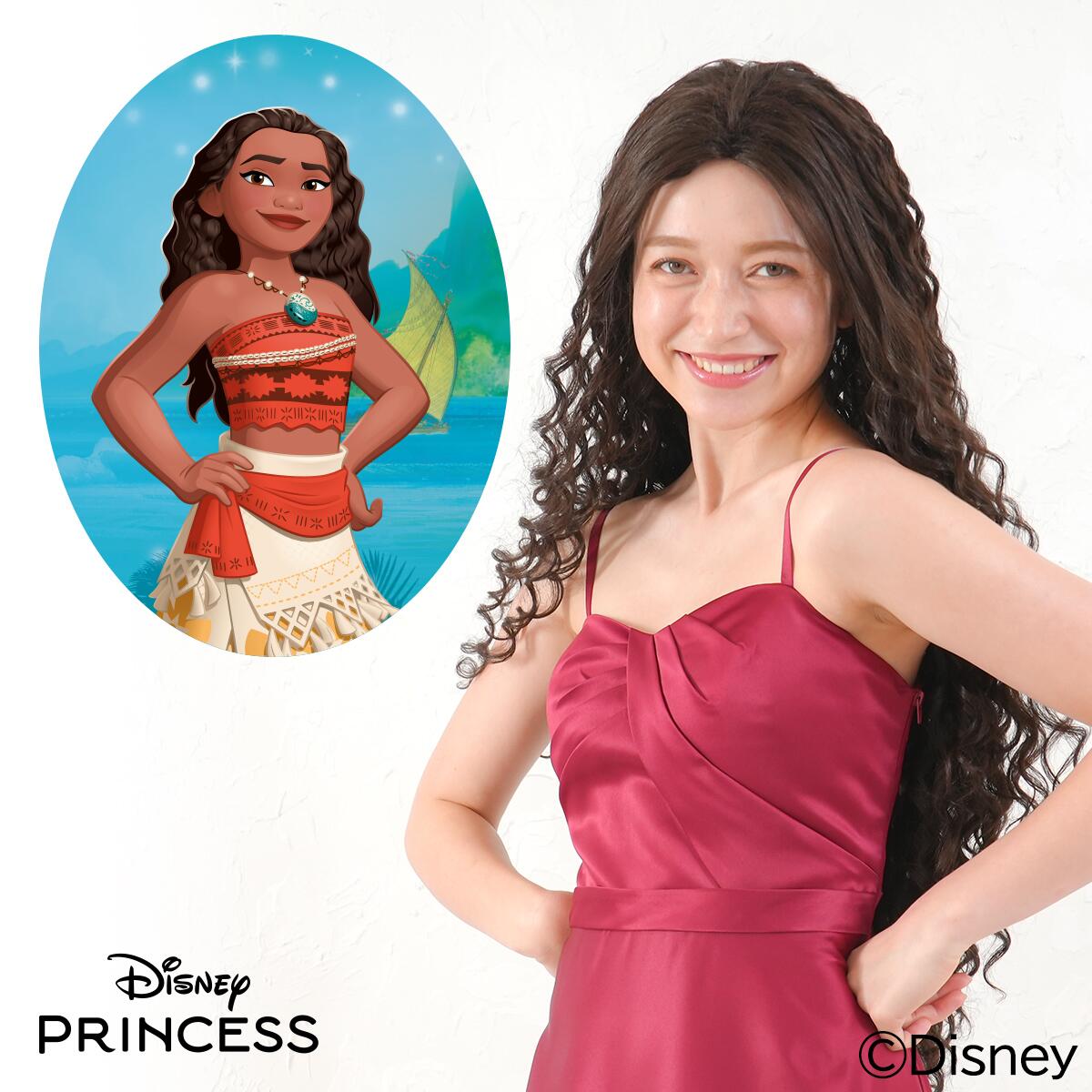 【Disney】モアナと伝説の海（モアナ/Moana）/ ウィッグのサムネイル