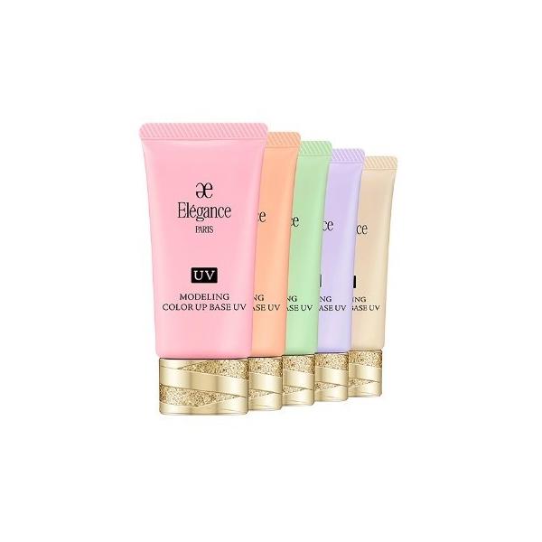 【国内正規品】エレガンス モデリング カラーアップ ベース 30g（PK100 / OR200 / GR400 / LV600 / BE902）化粧下地 SPF25 PA++ ベースメイク UVケア 毛穴カバー＆コントロール カラートーンアップ＆肌悩みケア（赤み、シミ、そばかす、ニキビ跡、クマ）のサムネイル