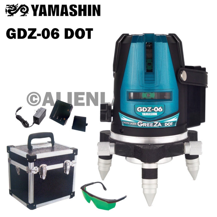 1年保証 山真 YAMASHIN ヤマシン GDZ-06DOT 5ライン ドット グリーン レーザー 墨出し器 本体