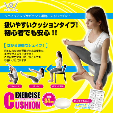 アルインコ直営店 ALINCO合計7,560円(税込)以上で基本送料無料WB126 エクササイズクッションバランスクッション 34cmフィットネスボール エクササイズフィットネス シェイプアップ父の日