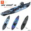 VIBE フィッシングカヤック SeaGhost110 ラダー付き 1人乗りカヤック【西濃運輸支店止め】 79,800円