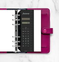 ファイロファック システム手帳用 ソーラー電卓 バイブルサイズ A5サイズ マルチフィット 6穴 Filofax デスクサイズ 聖書サイズ 134011