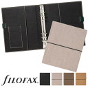 ファイロファックス システム手帳 A5サイズ エコ エッセンシャル デスクサイズ リング径30mm Eco Essential Filofax ゴムバンド式 年号無し年間スケジュール付き セルロース繊維素材(3)