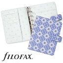 ファイロファックス システム手帳 メディテラニアン ミニ6穴 スモール ポケットサイズ Filofax Mediterranean 022688 合皮 6穴 リング径19mm 2024年ダイアリー付き ベルトボタン留め式