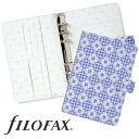 ファイロファックス システム手帳 メディテラニアン バイブルサイズ Filofax Mediterranean 022689 合皮 聖書サイズ 6穴 リング径23mm 2024年ダイアリー付き ベルトボタン留め式