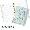 ファイロファックス 2024年 手帳 ノートブック A5サイズ ボタニカル ミント Filofax Botanical Planner