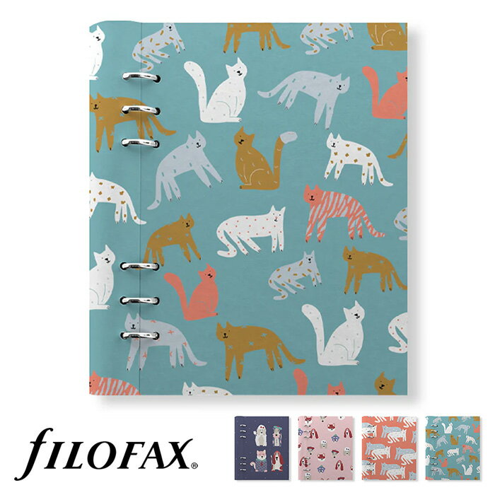 ファイロファックス システム手帳 クリップブック ペット A5サイズ Filofax Clipbook Pets 合皮素材 デスクサイズ 6穴 リング径25mm