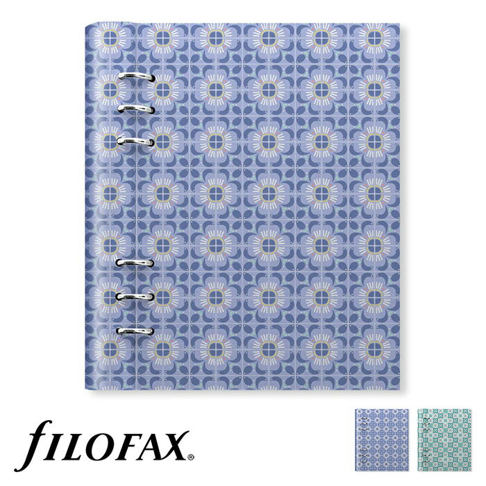 ファイロファックス システム手帳 クリップブック メディテラニアン A5サイズ Filofax Clipbook Mediterranean 合皮素材 デスクサイズ 6穴 リング径25mm