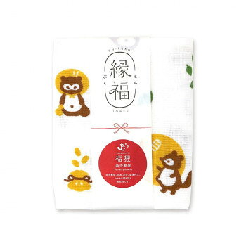 縁福タオル　福狸ー商売繁盛ー05612