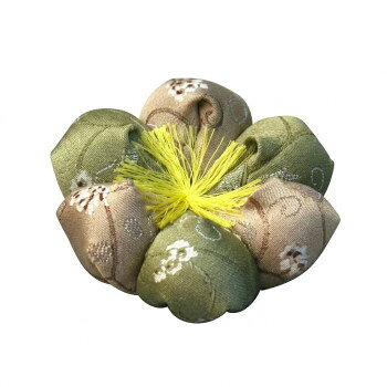 美晏華 花布団 白茶/利休 2.5号