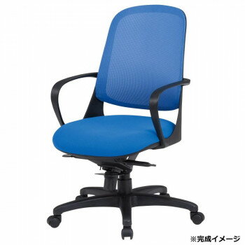 藤沢工業(TOKIO)　オフィスチェア　CF-6M ブルー