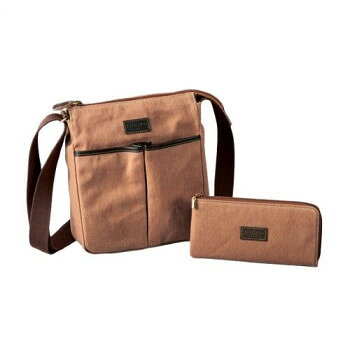 Office Three Works Japanese-made persimmon-dyed shoulder bag and wallet set B125-230 5568-021