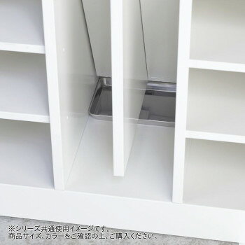 豊國工業 アンブレラ&シューズロッカー下置き用H1530 USL-10-LP 本体・棚板下5段:ライトピンク傘立て・棚板上5段:ホワイト [3]