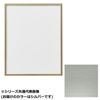 ■北海道・沖縄・離島へのお届けは別途送料を請求させていただきます。 ■製品の仕様・画像・パッケージは、変更される場合があります。 ■当店では在庫をメーカーと共有しており、商品によっては欠品の場合がございます。 　万一、ご注文頂きました商品が欠品の場合はご連絡させていただきます。 ■ご注文確定後のキャンセル不可です。 ■ラッピング（包装）対応不可です。細いフレーム幅でも強度を保ち大きなサイズにも対応できます。アルミ素材だからこそ実現できた、丈夫で品質の高い商品です。作品をシンプルに仕上げたいとき、温もりのある大きな作品を展示額装したい時にぴったりのデザインと品質です。大自然の写真や水彩画などの額装に適しています。※実際の商品の色味が若干異なる場合もございます。サイズ606×455mm個装サイズ：63×47.9×3cm重量個装重量：2000g素材・材質アルミ仕様作品厚:5mmまでアクリル:1.5mm見え幅:7mmカカリ:6mm立ち上がり:24mm深さ:10mm【中身の詳細】アクリル:1.5mmダンボール:1.5mmダンボール:3mmMDF:2.5mm付属品フラットパーツ生産国日本 広告文責（ホライズン・03-5843-9512)fk094igrjs