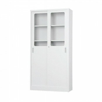 Documents Storage - 豊國工業 36型コンビ引戸書庫 TS-36SG CN-85色(ホワイトグレー)