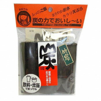 日本漢方研究所　飲料・炊飯用竹炭　6枚　52470