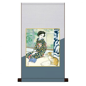 ■北海道・沖縄・離島へのお届けは別途送料を請求させていただきます。 ■製品の仕様・画像・パッケージは、変更される場合があります。 ■当店では在庫をメーカーと共有しており、商品によっては欠品の場合がございます。 　万一、ご注文頂きました商品が欠品の場合はご連絡させていただきます。 ■ご注文確定後のキャンセル不可です。 ■ラッピング（包装）対応不可です。マンションやアパート、オフィスでも気軽に飾っていただける、純綿の風合いが柔らかなタペストリー。※受注生産品のため、ご注文後のキャンセルはお受けできません。サイズ幅31×高さ約57cm個装サイズ：30×40×6cm重量個装重量：150g素材・材質本紙:手彩特色工芸色紙仕様作家名:竹内栖鳳平安純綿デザイン色紙掛付属品掛け紐生産国日本 広告文責（ホライズン・03-5843-9512)fk094igrjs
