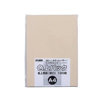 ■北海道・沖縄・離島へのお届けは別途送料を請求させていただきます。 ■製品の仕様・画像・パッケージは、変更される場合があります。 ■当店では在庫をメーカーと共有しており、商品によっては欠品の場合がございます。 　万一、ご注文頂きました商品が欠品の場合はご連絡させていただきます。 ■ご注文確定後のキャンセル不可です。 ■ラッピング（包装）対応不可です。文具、OAメーカーの商品に比べ厚口を使用しているため、紙にこしがあり、両面プリントも裏写りが少なく、高級感があります。サイズ約300×213×12mm個装サイズ：31×22×2cm重量約580g個装重量：570g素材・材質紙類仕様用途:レーザー/コピー機、クラフトセット内容100枚入/1パック生産国日本 広告文責（ホライズン・03-5843-9512)fk094igrjs