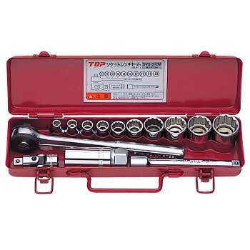 Tool Kits - トップ工業(TOP) ソケットレンチセット(差込角9.5mm) 14点 SWS-310M