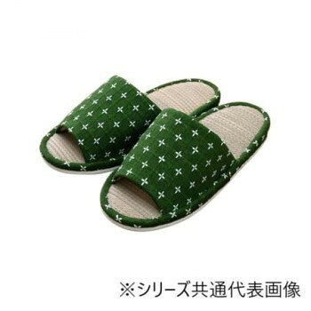 ルームシューズ 「詩織」 グリーン L 1260251121302