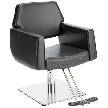 ■北海道・沖縄・離島へのお届けは別途送料を請求させていただきます。 ■製品の仕様・画像・パッケージは、変更される場合があります。 ■当店では在庫をメーカーと共有しており、商品によっては欠品の場合がございます。 　万一、ご注文頂きました商品が欠品の場合はご連絡させていただきます。 ■ご注文確定後のキャンセル不可です。 ■ラッピング（包装）対応不可です。フラットべースで足元がすつきりしたスタイリングチェアです。出っ張りの少ないステンレスフラットベースで足下スッキリ。※受注生産品のためキャンセル不可となります。ご注文内容をよくご確認の上、ご購入ください。※北海道、沖縄、離島は、別途送料が発生致します。また、日曜・祝日指定配達の場合は、「日曜祝日割増料金」がかかります。サイズ高さ860〜1010×幅610×奥行660mm(ステップ込890mm)、座面:高さ455〜605×幅465×奥行490mm個装サイズ：72×64×97cm重量個装重量：38000g素材・材質座面:PVCレザー(内材:ウレタン)、ベース部:ステンレス仕様油圧ポンプステップ昇降式(ストローク150mm)耐荷重:95kg生産国中国 広告文責（ホライズン・03-5843-9512)fk094igrjs