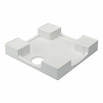 Wash Stands - テクノテック 洗濯機用かさ上げ防水パン セーフガードパン TPW700-CW2-GN ニューホワイト 専用ガードなし