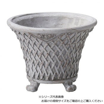 ■北海道・沖縄・離島へのお届けは別途送料を請求させていただきます。 ■製品の仕様・画像・パッケージは、変更される場合があります。 ■当店では在庫をメーカーと共有しており、商品によっては欠品の場合がございます。 　万一、ご注文頂きました商品が欠品の場合はご連絡させていただきます。 ■ご注文確定後のキャンセル不可です。 ■ラッピング（包装）対応不可です。編み目調の風合いをもつサークルカップです。サイズ直径340×高さ258mm、内径300mm個装サイズ：34.5×34.5×27.5cm重量個装重量：3000g素材・材質グラスファイバー仕様穴あり生産国中国 広告文責（ホライズン・03-5843-9512)fk094igrjs