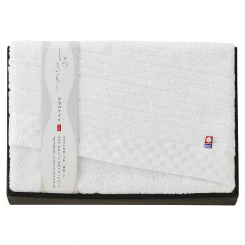 今治 しろきらり バスタオル1P 箱入 S-51250
