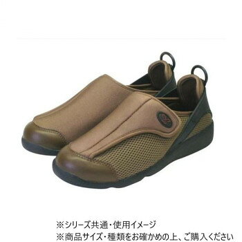■北海道・沖縄・離島へのお届けは別途送料を請求させていただきます。 ■製品の仕様・画像・パッケージは、変更される場合があります。 ■当店では在庫をメーカーと共有しており、商品によっては欠品の場合がございます。 　万一、ご注文頂きました商品が欠品の場合はご連絡させていただきます。 ■ご注文確定後のキャンセル不可です。 ■ラッピング（包装）対応不可です。内側のびのびストレッチ、外側メッシュ素材の人気モデルです。大きく開く履き口で脱ぎ履きが楽になっております。面ファスナーで容易に着脱が可能です。ストレッチ素材で足あたりやわらか。インソールは取り外し可能。かかとの指リングが脱ぎ履きをサポートいたします。サイズ25.0〜25.5cm個装サイズ：30.0×20.5×12.0cm重量個装重量：800g素材・材質合成革皮・ゴムスポンジ底材:合成底仕様足囲(ワイズ):3E生産国中国 広告文責（ホライズン・03-5843-9512)fk094igrjs
