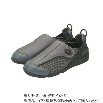 ■北海道・沖縄・離島へのお届けは別途送料を請求させていただきます。 ■製品の仕様・画像・パッケージは、変更される場合があります。 ■当店では在庫をメーカーと共有しており、商品によっては欠品の場合がございます。 　万一、ご注文頂きました商品が欠品の場合はご連絡させていただきます。 ■ご注文確定後のキャンセル不可です。 ■ラッピング（包装）対応不可です。内側のびのびストレッチ、外側メッシュ素材の人気モデルです。大きく開く履き口で脱ぎ履きが楽になっております。面ファスナーで容易に着脱が可能です。ストレッチ素材で足あたりやわらか。インソールは取り外し可能。かかとの指リングが脱ぎ履きをサポートいたします。サイズ25.0〜25.5cm個装サイズ：30.0×20.5×12.0cm重量個装重量：800g素材・材質合成革皮・ゴムスポンジ底材:合成底仕様足囲(ワイズ):3E生産国中国 広告文責（ホライズン・03-5843-9512)fk094igrjs