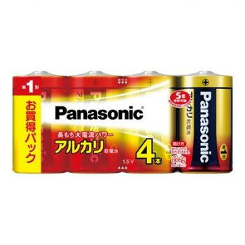 ■北海道・沖縄・離島へのお届けは別途送料を請求させていただきます。 ■製品の仕様・画像・パッケージは、変更される場合があります。 ■当店では在庫をメーカーと共有しており、商品によっては欠品の場合がございます。 　万一、ご注文頂きました商品が欠品の場合はご連絡させていただきます。 ■ご注文確定後のキャンセル不可です。 ■ラッピング（包装）対応不可です。単1形のアルカリ乾電池です。サイズ約34.2×61.5mm個装サイズ：13.1×6.1×3.2cm重量140g個装重量：530g仕様タイプ:アルカリ乾電池形状:単1形電圧:1.5V使用推奨期限:約5年生産国日本 広告文責（ホライズン・03-5843-9512)fk094igrjs