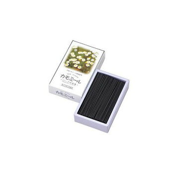 ■北海道・沖縄・離島へのお届けは別途送料を請求させていただきます。 ■製品の仕様・画像・パッケージは、変更される場合があります。 ■当店では在庫をメーカーと共有しており、商品によっては欠品の場合がございます。 　万一、ご注文頂きました商品が欠品の場合はご連絡させていただきます。 ■ご注文確定後のキャンセル不可です。 ■ラッピング（包装）対応不可です。天然カモミール精油を配合して練り上げたお線香です。サイズ線香長さ:約14cm個装サイズ：17×10×4cm重量個装重量：250g仕様燃焼時間:約30分生産国日本 広告文責（ホライズン・03-5843-9512)fk094igrjs
