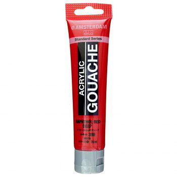 アムステルダム アクリリックガッシュ 70ml　ナフトールレッドディープ　AAG70 399　443052
