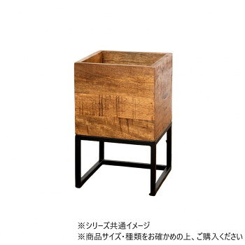 ■北海道・沖縄・離島へのお届けは別途送料を請求させていただきます。 ■製品の仕様・画像・パッケージは、変更される場合があります。 ■当店では在庫をメーカーと共有しており、商品によっては欠品の場合がございます。 　万一、ご注文頂きました商品が欠品の場合はご連絡させていただきます。 ■ご注文確定後のキャンセル不可です。 ■ラッピング（包装）対応不可です。シンプルなボックススタンドです。無垢材※木の表情を活かし、使うほど独特の風合いが出てきます。※使用環境によって反りやひび割れが起こる可能性がございますが無垢材の特性としてご理解いただきますようお願いいたします。※プラスチックライナーはついていません。サイズW25.5×D25.5×H40cm、内寸:W22×D22×H22cm個装サイズ：45×30×30cm重量3.8kg個装重量：4000g素材・材質ボックス:マンゴーウッド脚:アイアン仕様固定式ボックスと脚部分は取り外し不可生産国インド 広告文責（ホライズン・03-5843-9512)fk094igrjs