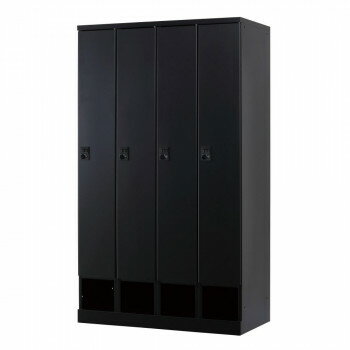豊國工業 下段オープンタイプ4人用1段 W1050(ダイヤル錠) RLK-TKD410-BMB