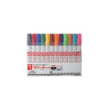 乐天商城 - 寺西化学工業　マジックインキ　No.500　12色セット　油性　M500C-12