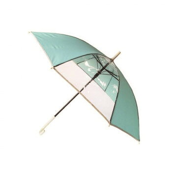 カフェディムリー 雨傘 キッズパイピング ミント JKO-387-05
